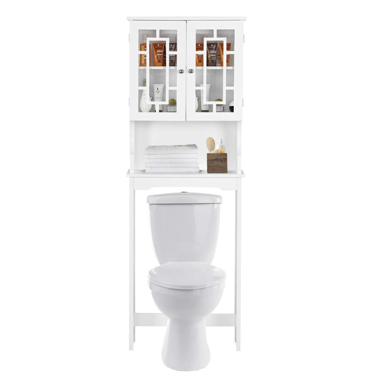 Goflame Over-The-Toilet Bathroom Storage Space