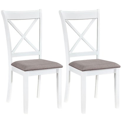 Goflame Modern Mid Century Dining Chairs Set of 2/4