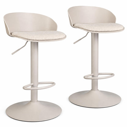 GOFLAME Bar Stools Set of 2/4 Adjustable Bar Height Stools