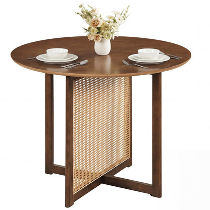 Goflame 37.5" Round Dining Table for Dinette Living Room