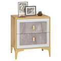 Goflame Modern Nightstand with 2 Drawers