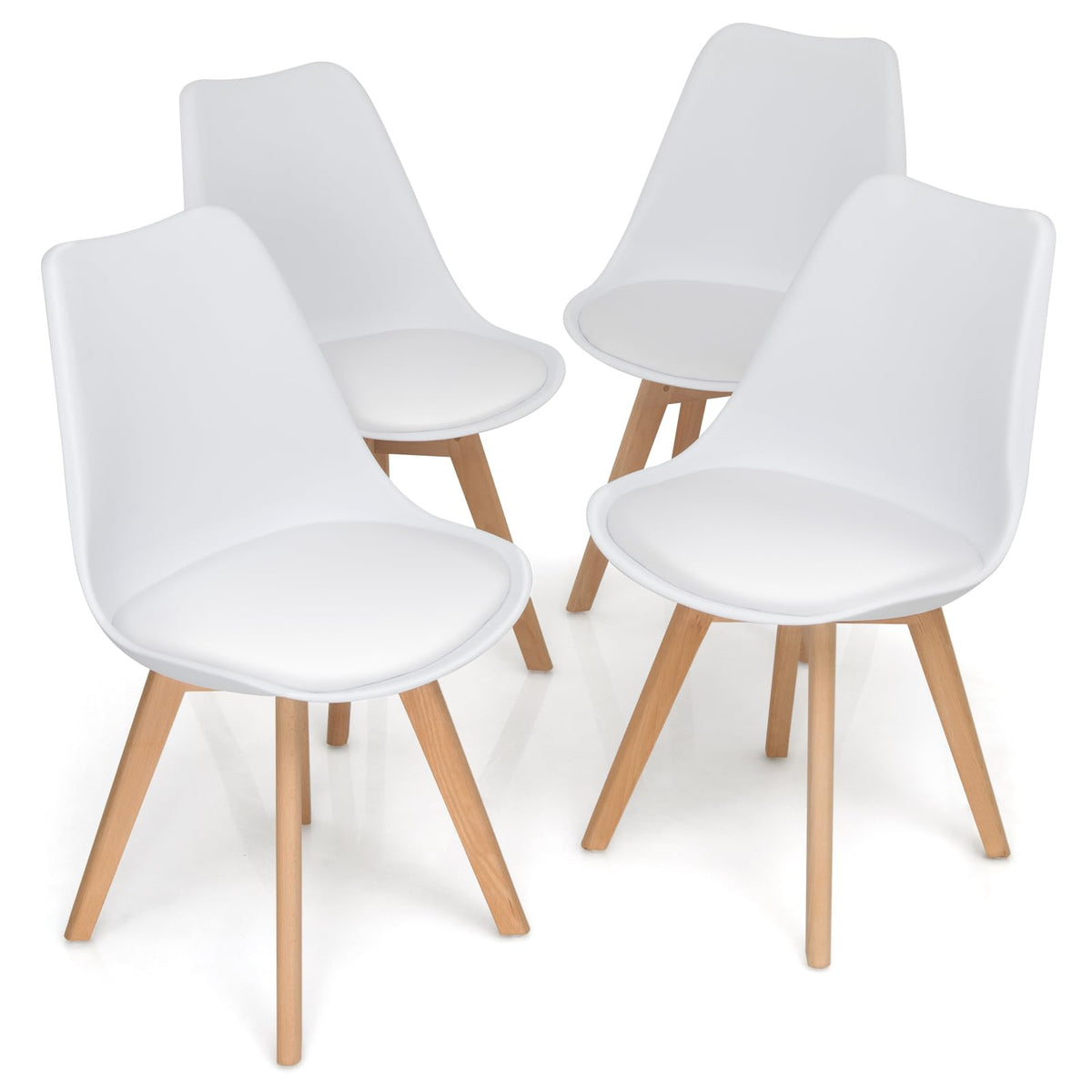 GOFLAME Dining Chairs Set of 4 for Dining Room