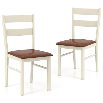 Goflame PU Leather Upholstered Kitchen Chair