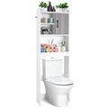 Goflame Over-The-Toilet Space-Saving Storage Cabinet