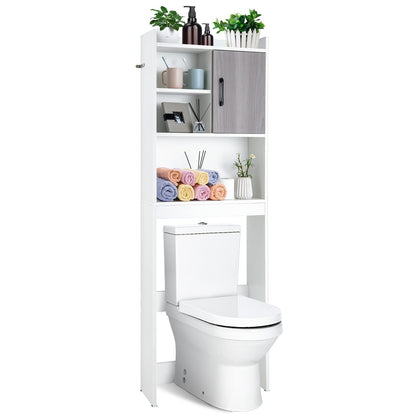 Goflame Over-The-Toilet Space-Saving Storage Cabinet