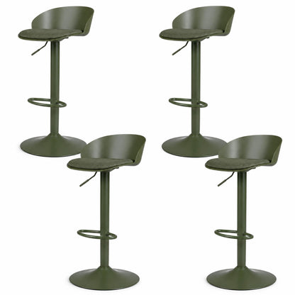 GOFLAME Bar Stools Set of 2/4 Adjustable Bar Height Stools