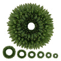 GOFLAME Nesting Christmas Wreaths Set of 6