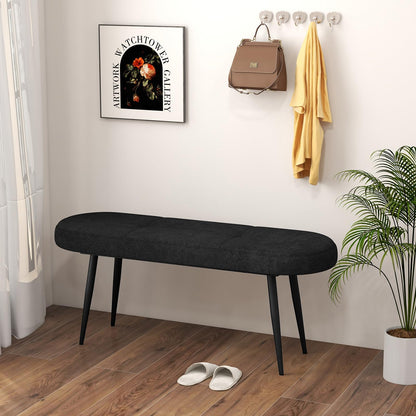 Goflame 47 inch Entryway Bench - End of Bed Bench