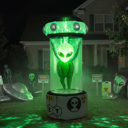 7.4 FT/225 CM Halloween Inflatable Alien