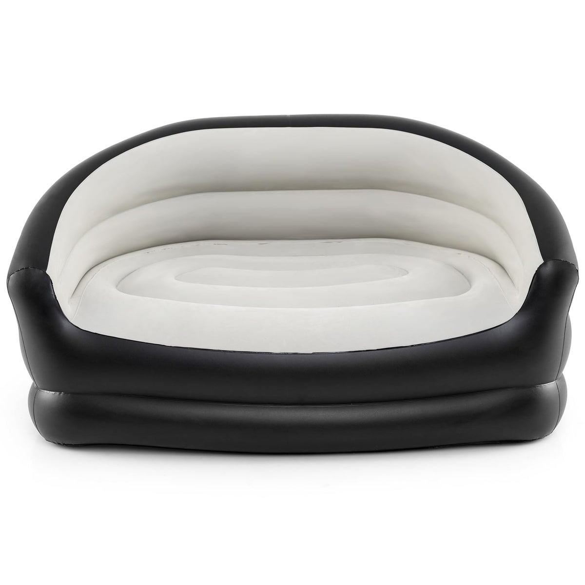 Goflame Inflatable Loveseat Couch Portable & Foldable 2-Seater Air Sofa(1/2)