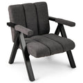 Goflame Mid-Century Modern Accent Chair with Deepened Seat