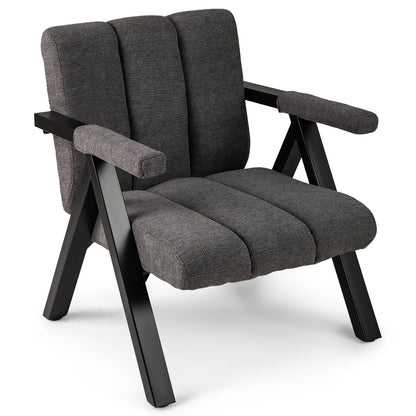 Goflame Mid-Century Modern Accent Chair with Deepened Seat