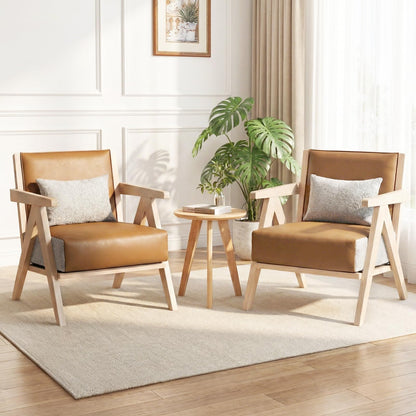 Goflame Mid-Century Modern Accent Chair for Living Room