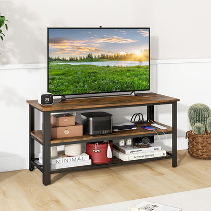 Goflame TV Stand for Bedroom, Entertainment Center for TVs up to 50”