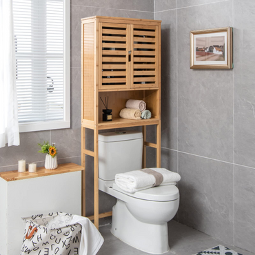 Goflame Over-The-Toilet Storage Cabinet
