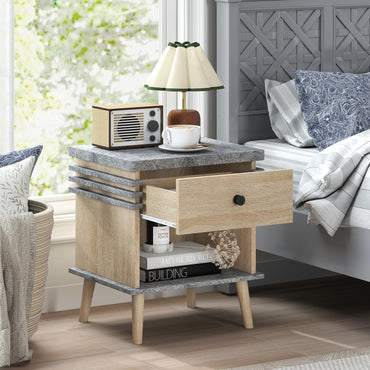 Goflame Modern Nightstand Set of 1/2