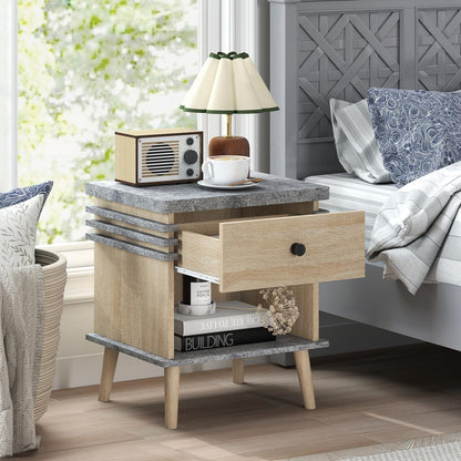 Goflame Modern Nightstand Set of 1/2