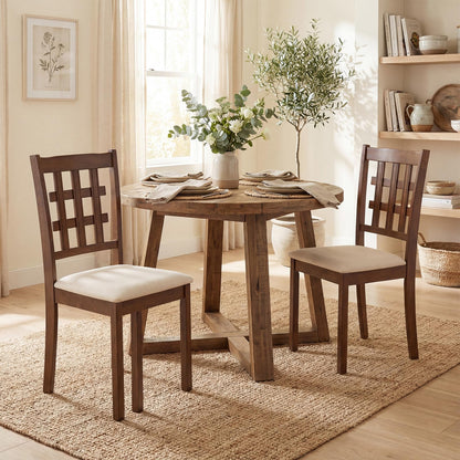 GOFLAME Wooden Dining Chairs Set of 2/4 for Dining Room