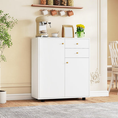 Goflame Sideboard Buffet Cabinet Modern Sideboard Storage Cabinet