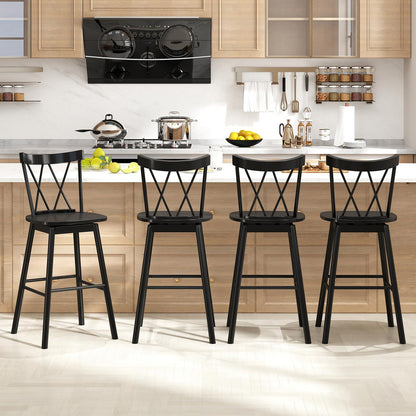 Goflame Windsor Bar Stools Set of 2/4(29"/24")