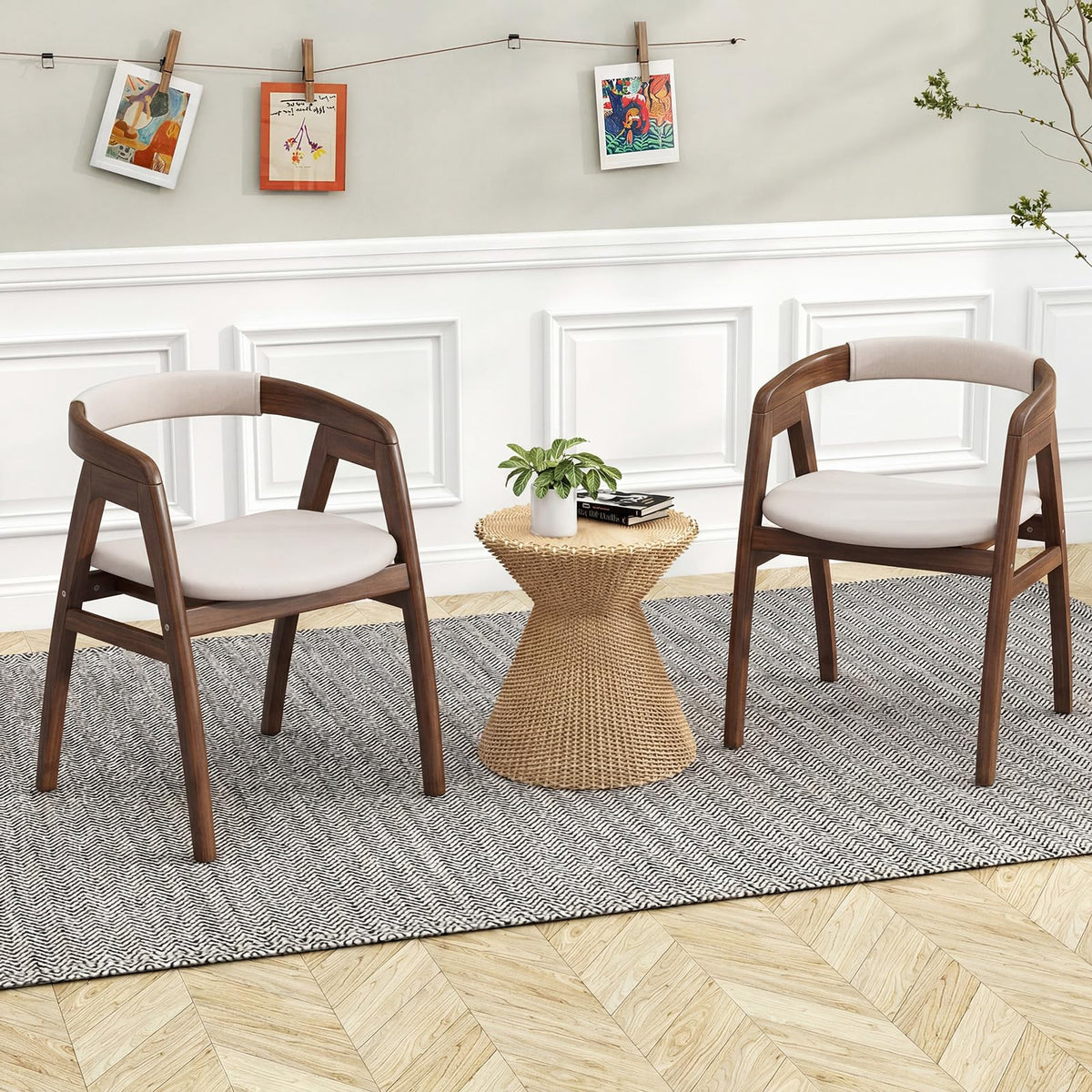Goflame Modern Mid Century Accent Chairs