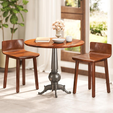 Goflame Wood Dining Chairs Set of 2/4 Farmhouse Kitchen Dining Room Chair