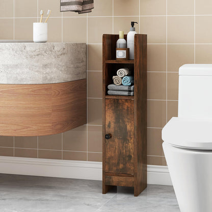 Goflame Slim Bathroom Cabinet with 3 Level Adjustable Shelf & Anti toppling Design