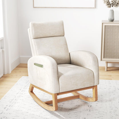 Goflame Rocking Chair Nursery for Living Room