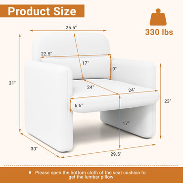 Goflame Modern Accent Chair