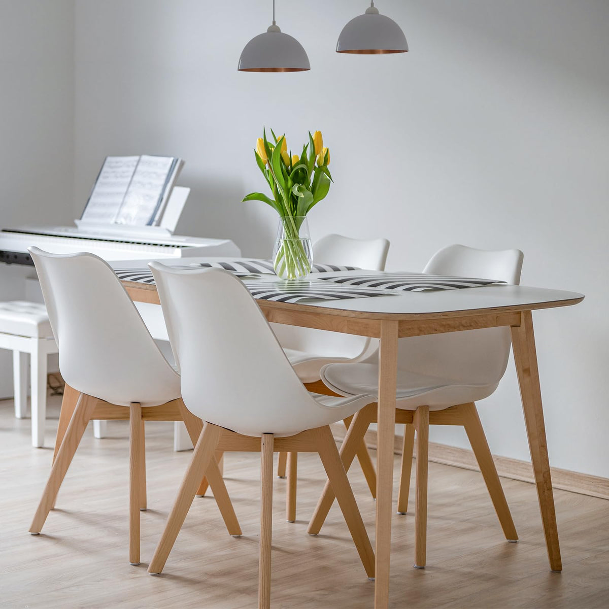 GOFLAME Dining Chairs Set of 4 for Dining Room