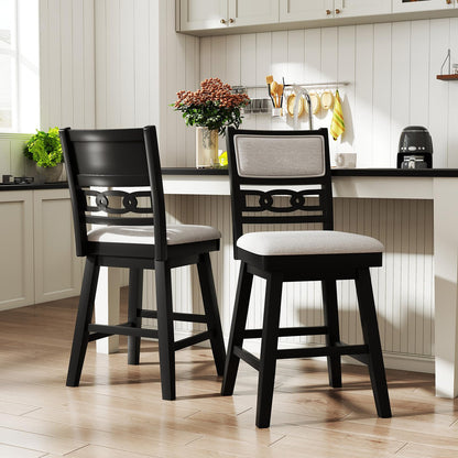 Goflame 25" Bar Stools Set of 2/4 Modern Counter Height Tall Chairs
