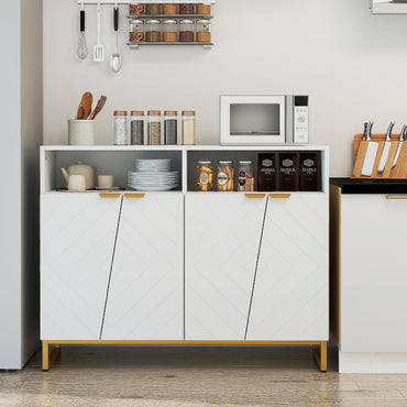 Goflame Buffet Cabinet with Storage 40" Large Kitchen Sideboard