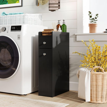 Goflame Slim Bathroom Storage Cabinet for Living Room