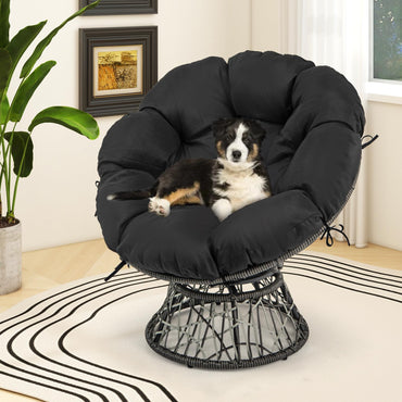 Goflame Swivel Oversized Living Room Chair