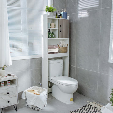Goflame Over-The-Toilet Space-Saving Storage Cabinet