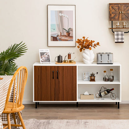 Goflame Buffet Sideboard, Modern Storage Cabinet