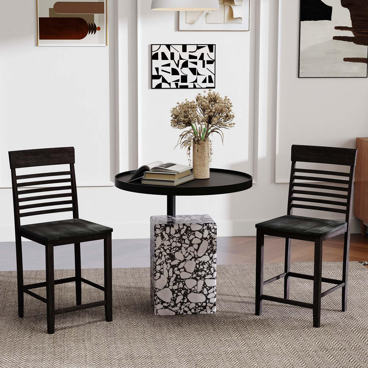 Goflame Counter Height Bar Stools Set of 2/4