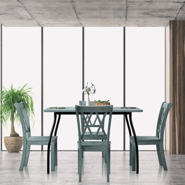 Goflame Rubber Wood Dining Room Side Chair
