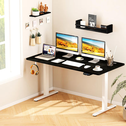 Goflame Universal Wood Table Top 55 x 28 inch Solid One-Piece Desk top