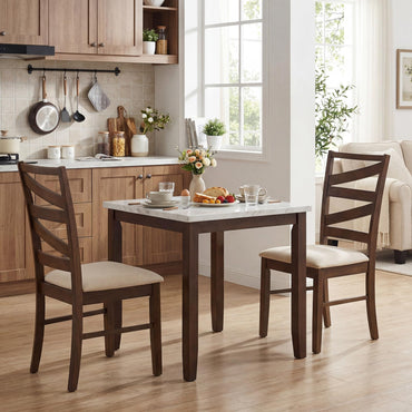 Goflame Kitchen Chairs with Tall Backrests for Dining Room