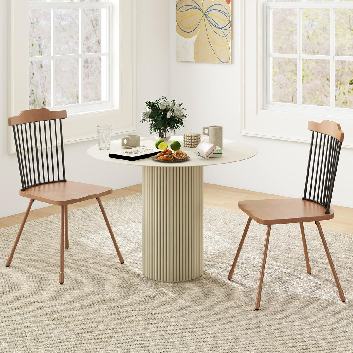 Goflame Windsor Dining Chairs