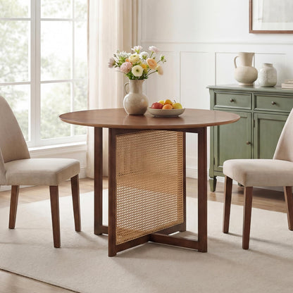 Goflame 37.5" Round Dining Table for Dinette Living Room