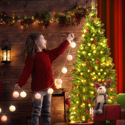Goflame Pre-Lit Pencil Christmas Tree - GoflameUS