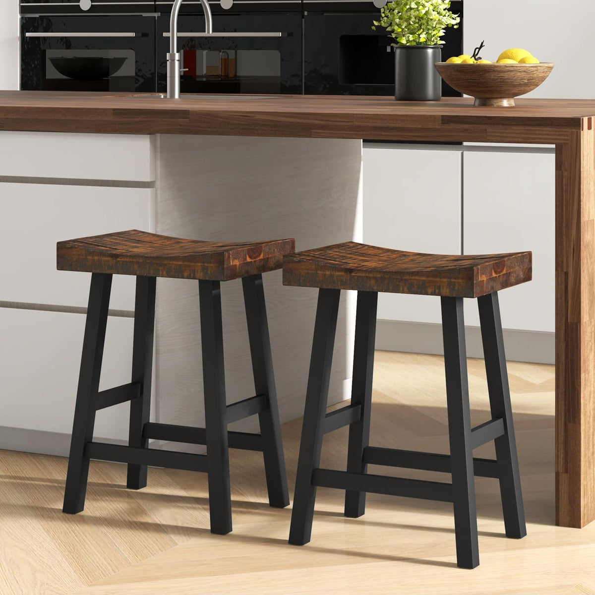 GOFLAME 24”/29”  Bar Stools Set of 2/4 for Kitchen