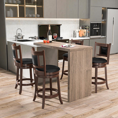 Goflame Swivel Bar Stools Set