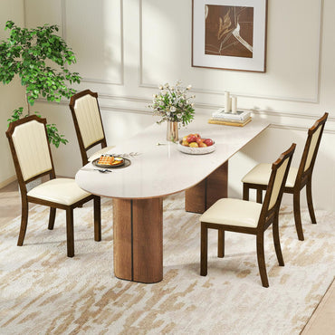 Goflame Upholstered Dining Chairs Set of 2/4