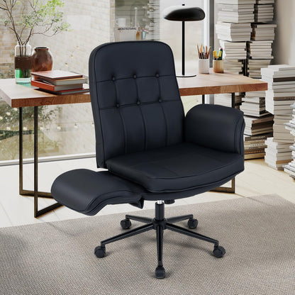 Goflame Criss Cross Chair with Armrests & Wheels