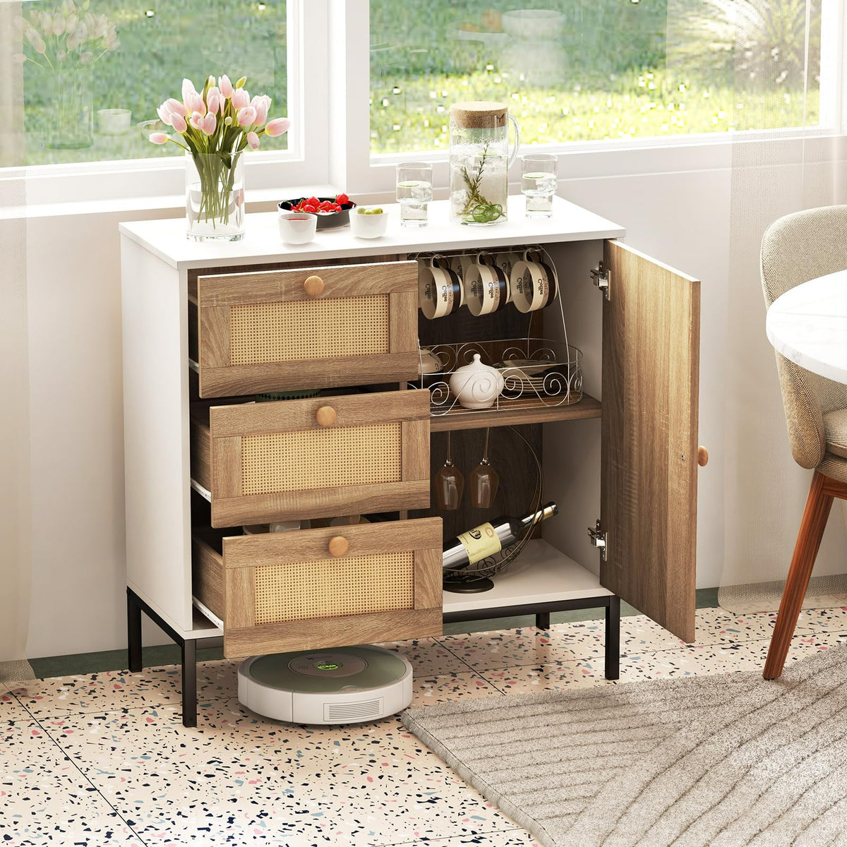 Goflame Buffet Cabinet with Storage