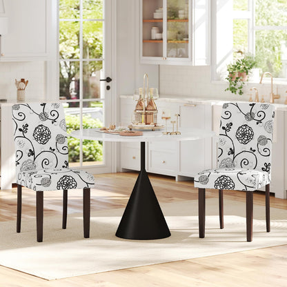 Goflame Tufted Dining Chairs Set of 2/4 Upholstered Kitchen Chairs w/Padded Seat & High Backrest