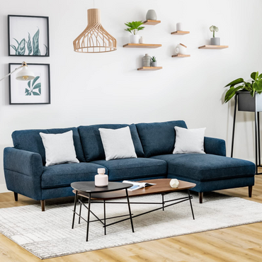 Goflame Sectional Sofa Couch Set, 3-Seat Sofa